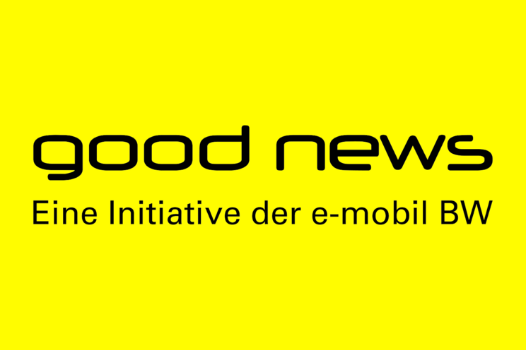 Logo der Good News Inititative von e-mobil BW.